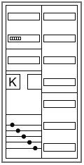 Hager ZB32SET17 Zählerschrank 1 eHZ-Zählerplatz