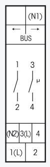 Eltako F2L14 2-Stufen-Lüftungsrelais