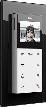 Gira 123903 Wohnungsstation Video Aufputz Plus, System 55, reinweiß glänzend