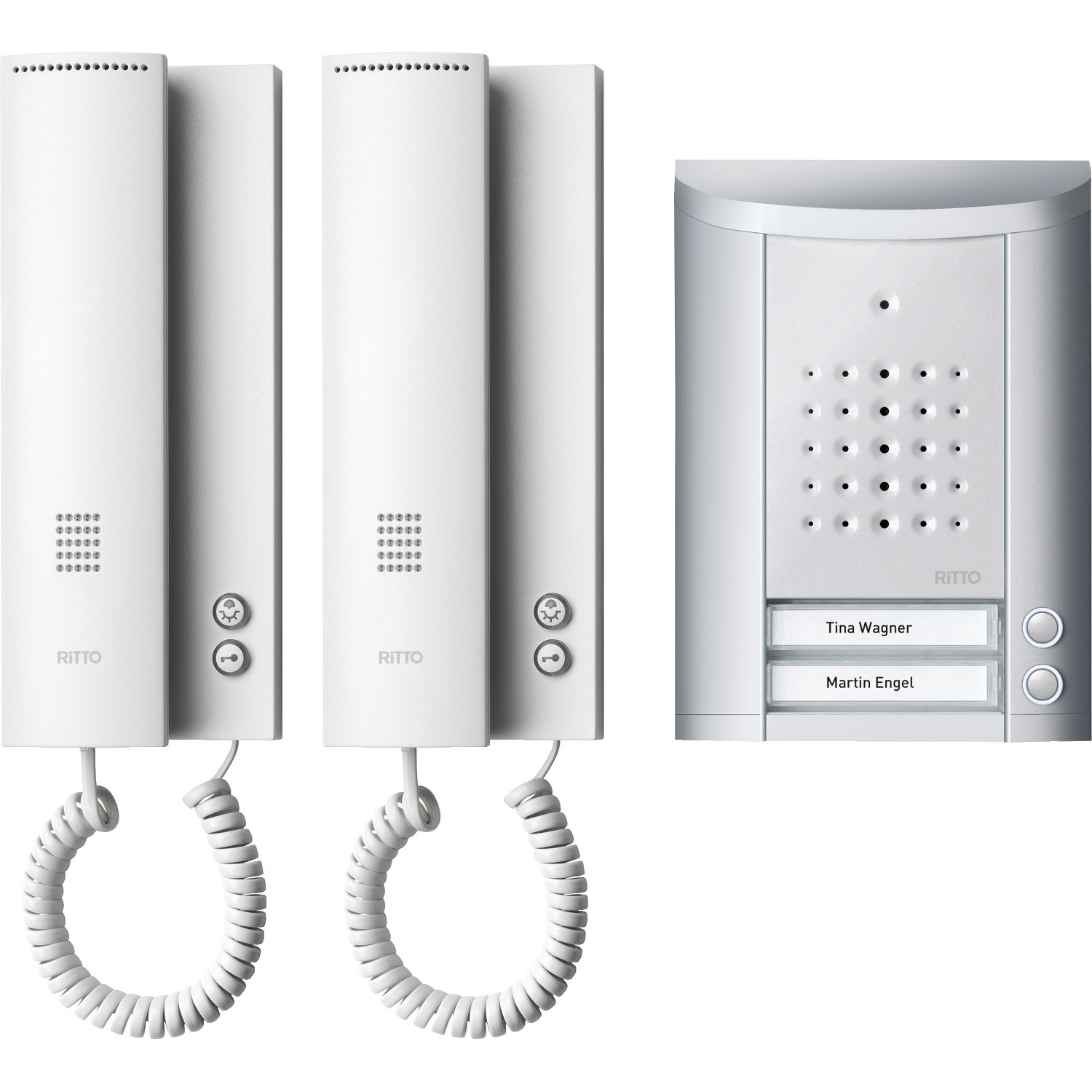 Ritto 1841220 Entravox Audio-Komplettpaket Aufputz für 2 WE