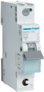 Hager MCS 110 Leitungsschutzschalter 10A, 1polig