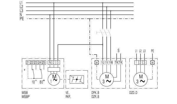 Maico MS 8 Stellmotor für Kanalsysteme