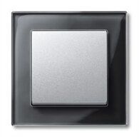 Muster Merten M-Plan Echtglas onyxschwarz/ aluminium Muster Merten M-Plan Echtglas onyxschwarz/ aluminium