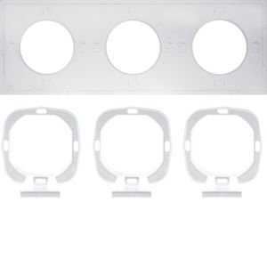 Berker 10108903 Dichtungsset, S.1 IP44, mit Flansch 3-fach, transparent