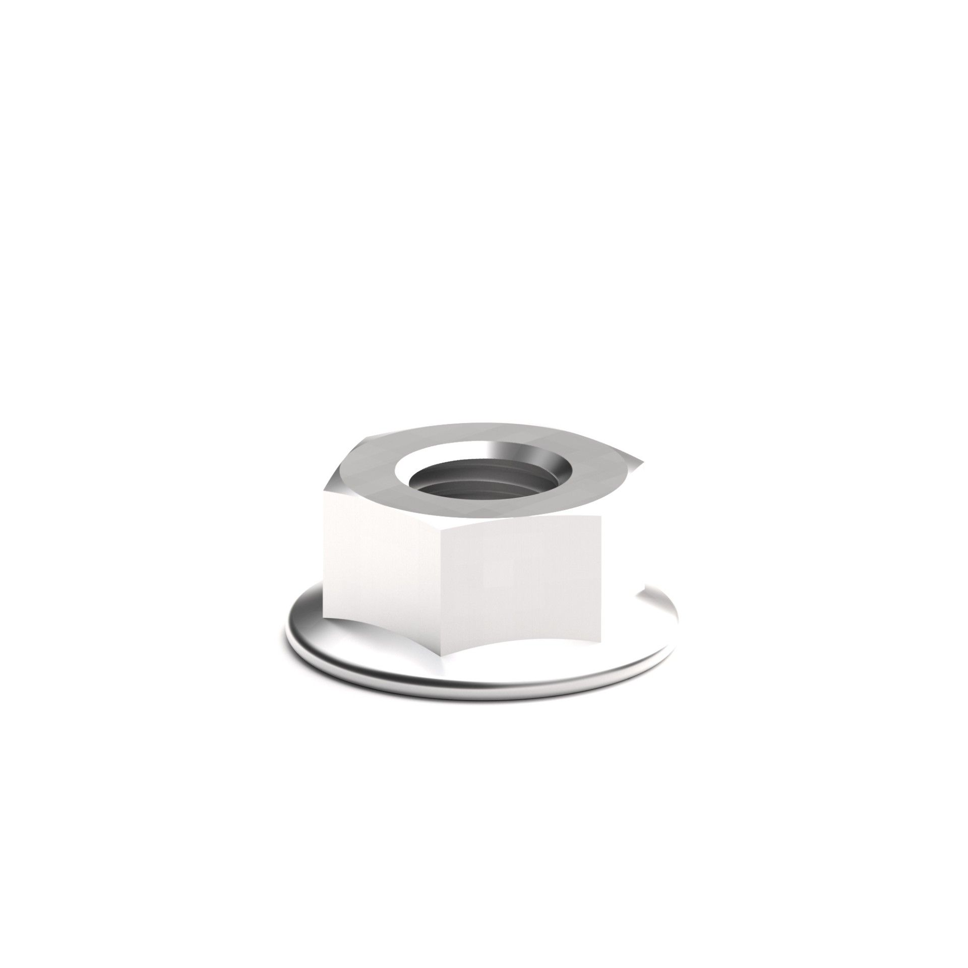 Schletter 943000-022 Flanschmutter M10 mit Sperrverzahnung, DIN EN 1661, A4