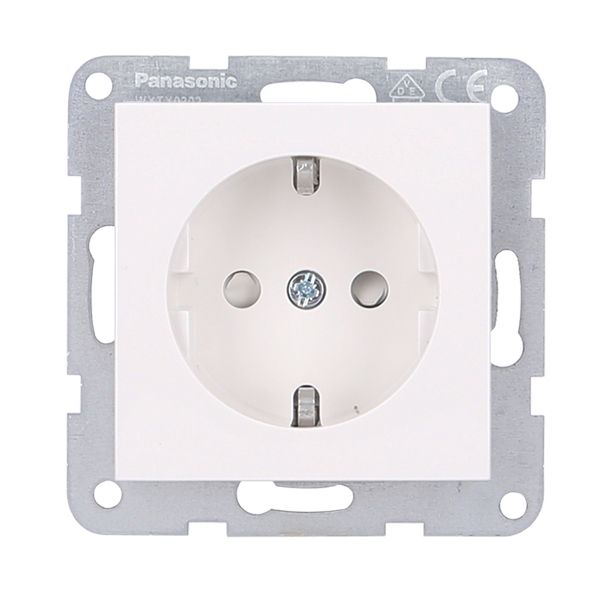 HHG Panasonic WDTT03129WH-EU1 Plus 55 Schutzkontakt-Steckdose mit erhöhtem Berührungsschutz, weiß