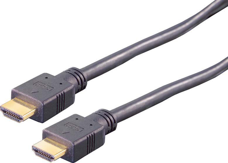 E+P HDMI High-Speed-Kabel, HDMI1/7, 7,5m, vergoldet