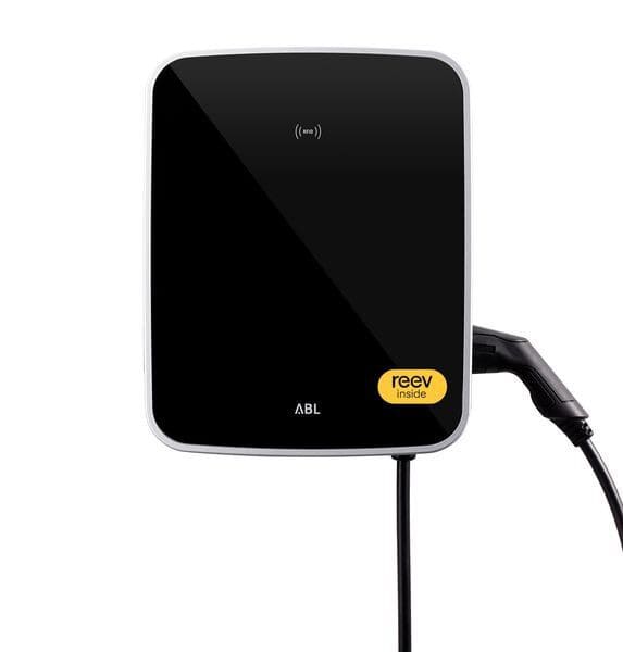 ABL 3W2251P Wallbox eMH3 Single Extender+, 22kW, mit Ladekabel, mit reev Dashboard Pro