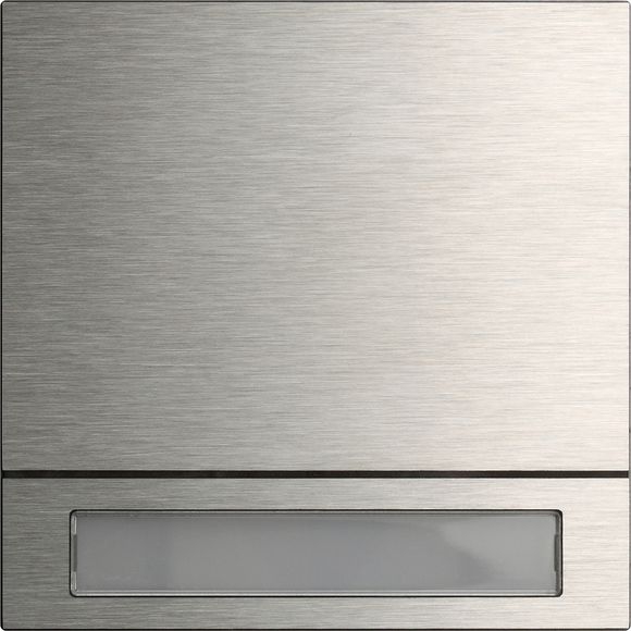 Gira 5531914 Ruftastenmodul 1-fach, System 106, Edelstahl V4A