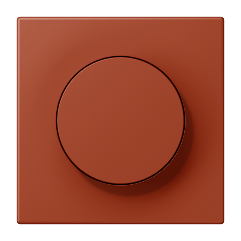 Jung LC1740232 Abdeckung mit Drehknopf, Les Couleurs® 32110, l'ocre rouge