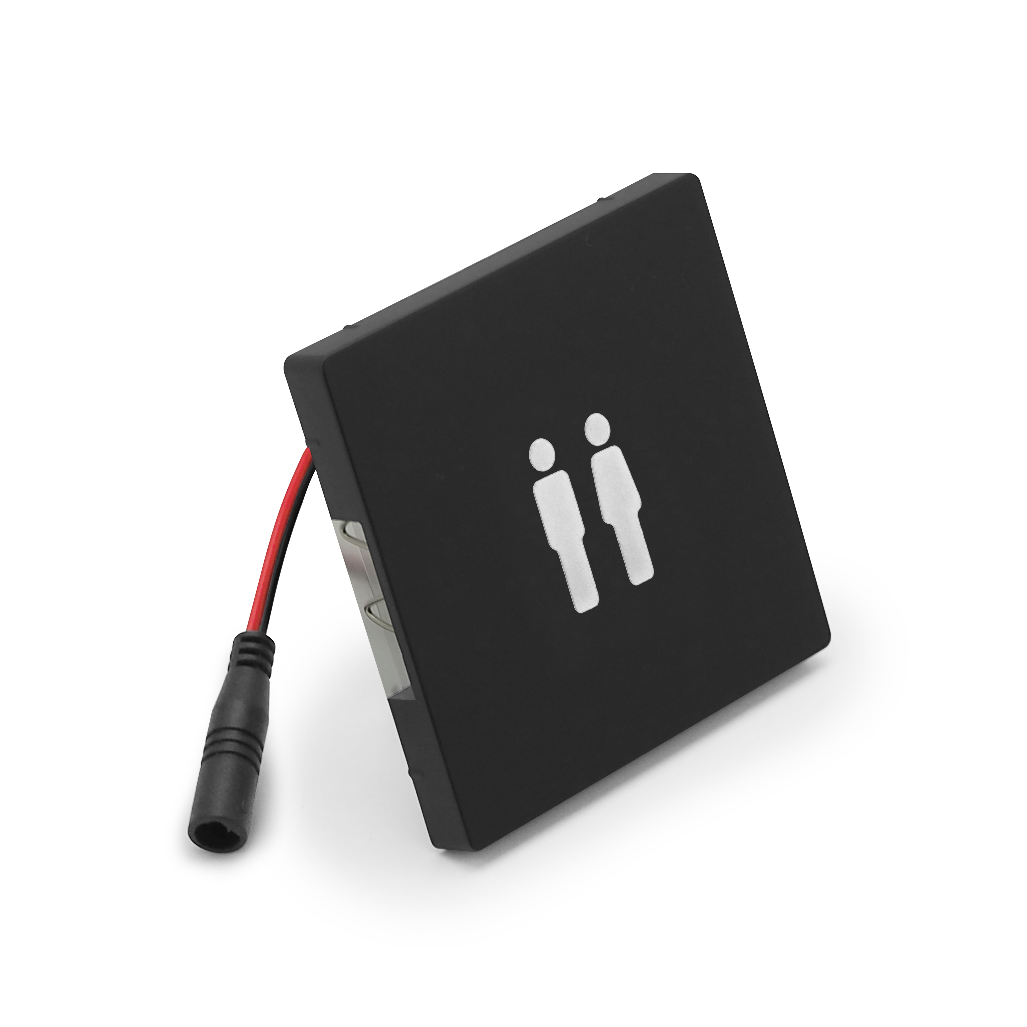 qles SYL6034 Symbollicht, für Merten D-Life, beleuchtet/LED/RGB, Anthrazit, lackiert, IP44