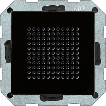 Gira 228205 Lautsprecher für Unterputz-Radio RDS, System 55, Schwarzglasoptik
