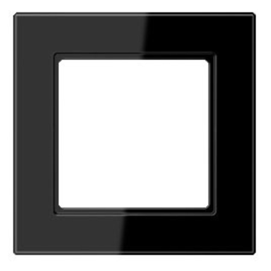PEHA 035111 Kombi-Rahmen 1-fach, NOVA schwarz glänzend