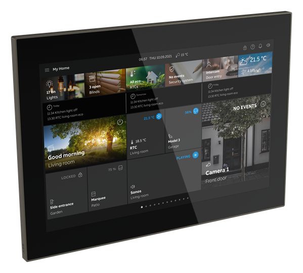 Busch-Jaeger ST/U10.2.11-825 Busch-SmartTouch 10, schwarz / graphit, Busch-free@home®|KNX|Busch-Welcome® 2-Draht​