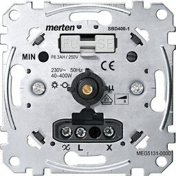 Merten  MEG5131-0000 Drehdimmer-Einsatz 40-400W