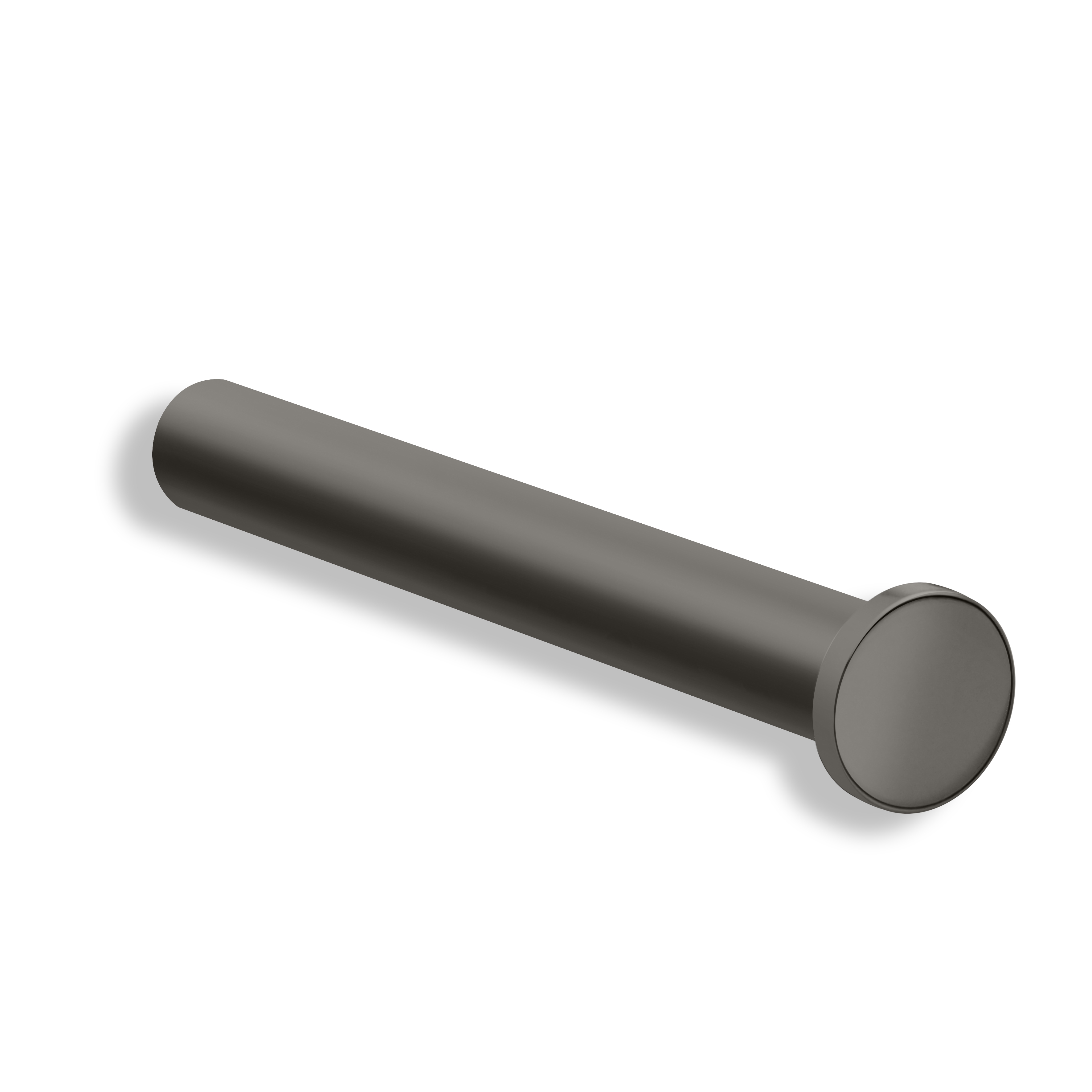 qles RHB6050 Regalhalter 120 mm (2 Stck.), für Merten D-Life, beleuchtet/LED/warmweiß (3000k), Nickelmetallic, Metall, IP44
