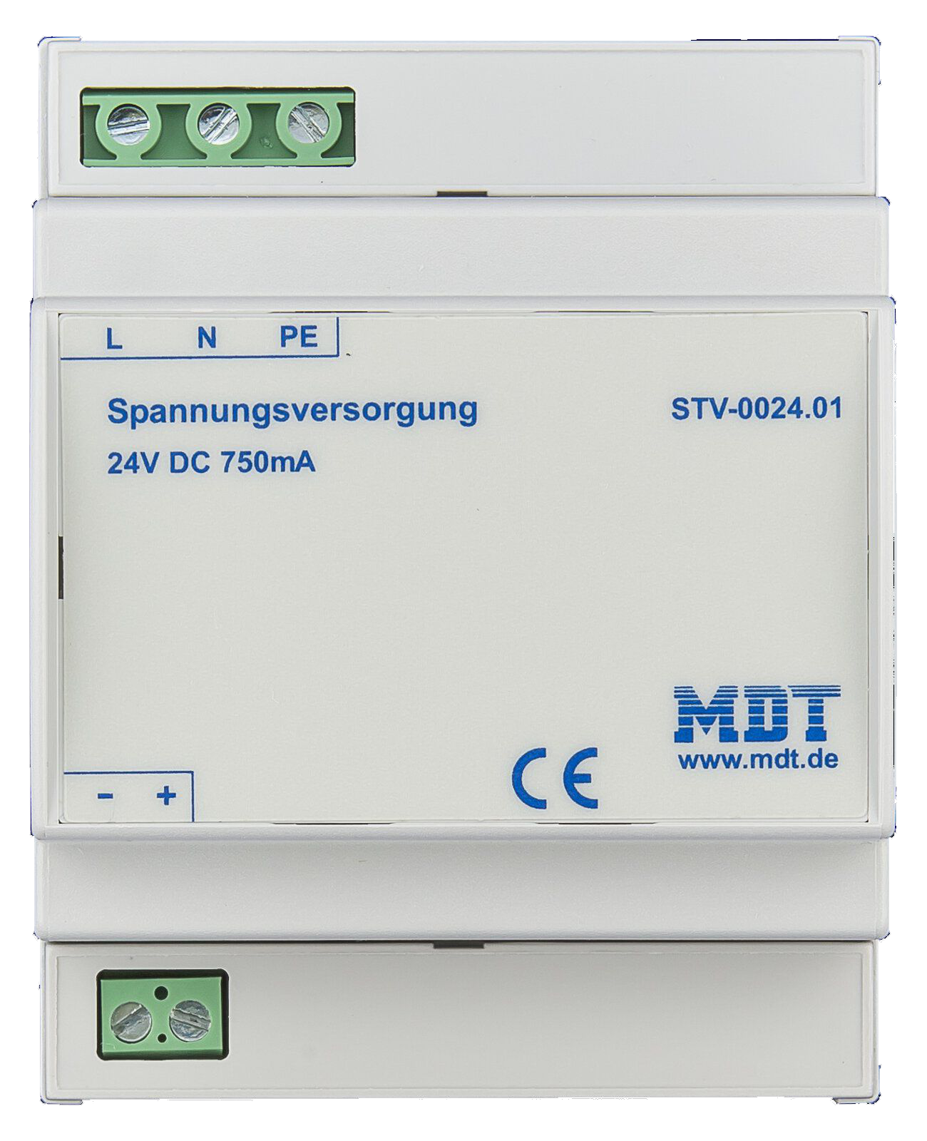 MDT STV-0024.01 Spannungsversorgung 4TE REG, 24VDC, 750mA