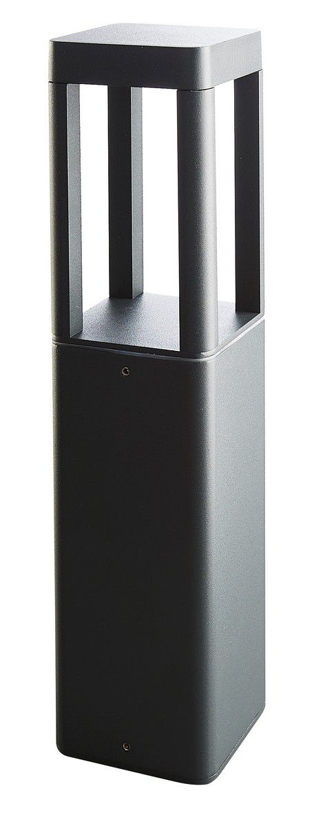 Heitronic 501331 LED Sockelleuchte TOSKANA II 8,5 W, 3000 K, anthrazit, Höhe 350 mm