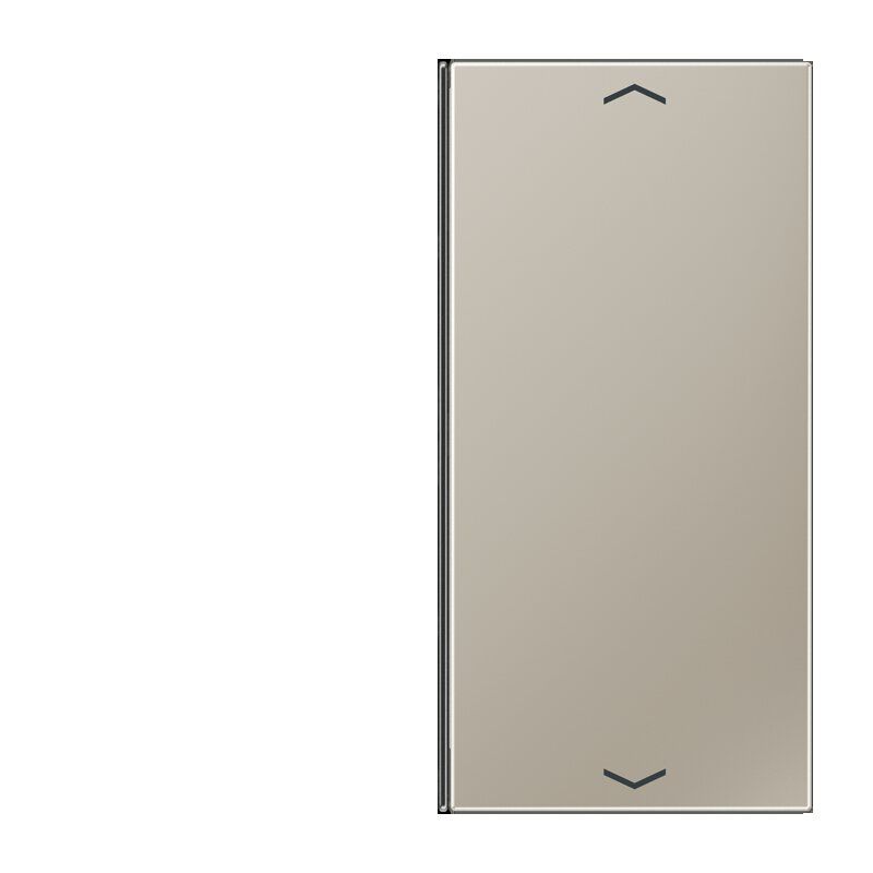 Jung ES2402TSAP Taste 2-fach, mit Pfeilsymbolen, F40, Serie LS, Edelstahl
