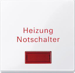 Merten 432925 Wippe für Heizungs-Notschalter, System M, aktivweiß glänzend