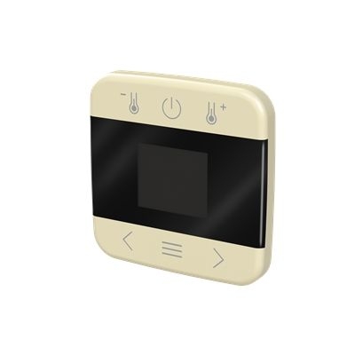 Busch-Jaeger 1794 MDRT-212 Zentralscheibe für Raumtemperaturregler mit Display, Bluetooth, Busch-Flextronics , weiß glänzend, Busch-Duro 2000 SI