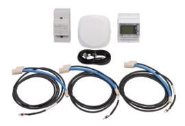 Easee 90502UK Equalizer 100amp Bundle, Rogowski Spule, DIN-Schienen-Zähler