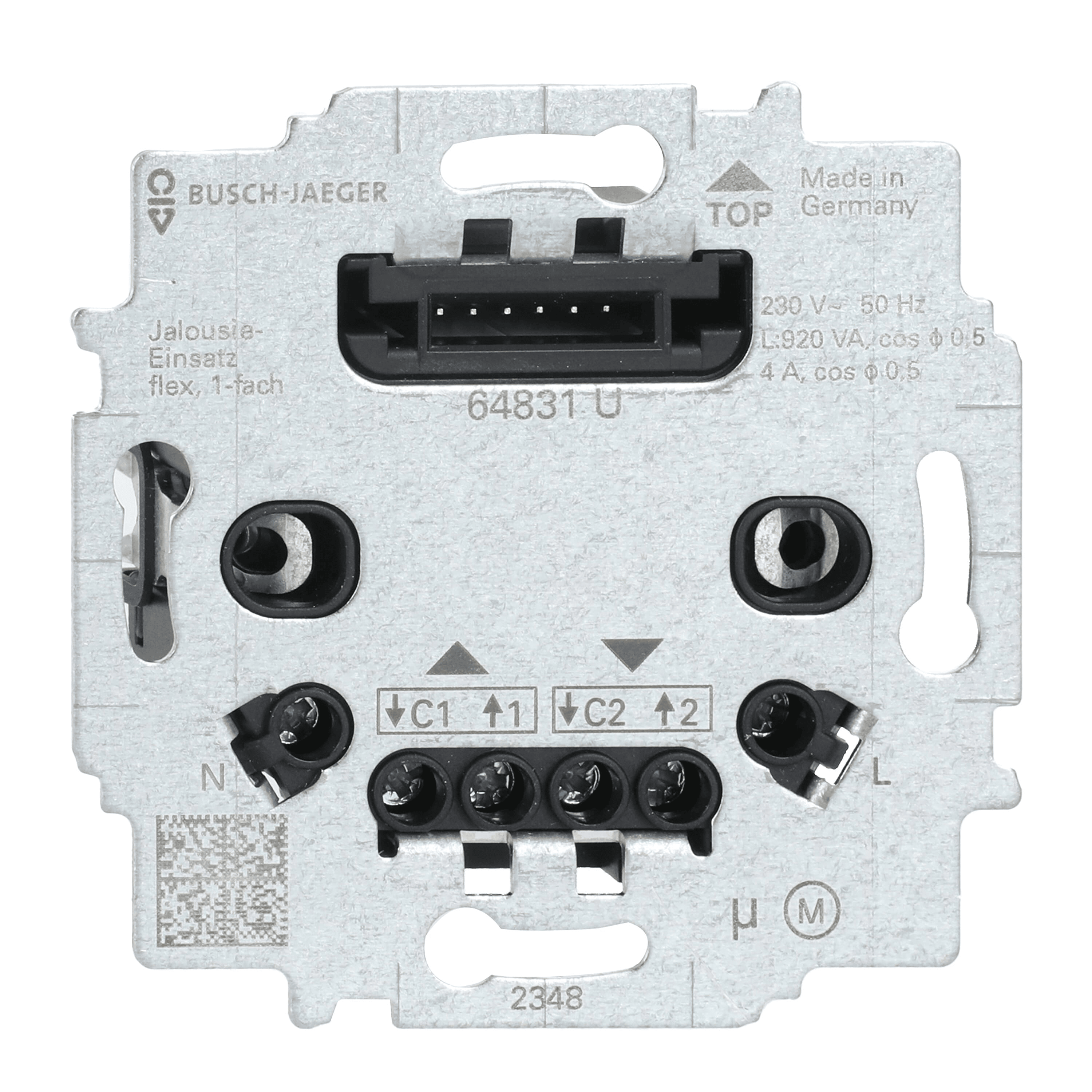 Busch-Jaeger 64831 U Jalousie-Einsatz flex, 1-fach, 230 V