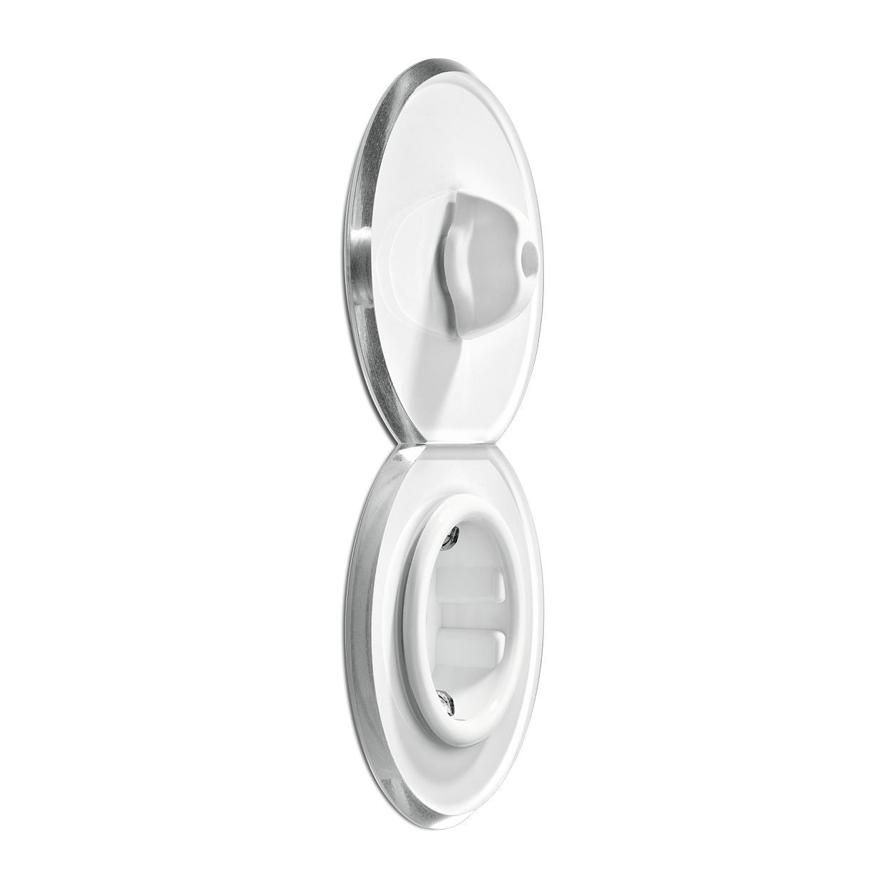 THPG 100613 Systemabdeckung Außenteil Weißglas