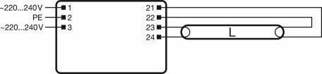 LEDVANCE QT-FIT8 1x58W EVG elektronisches Vorschaltgerät für T8-Leuchten