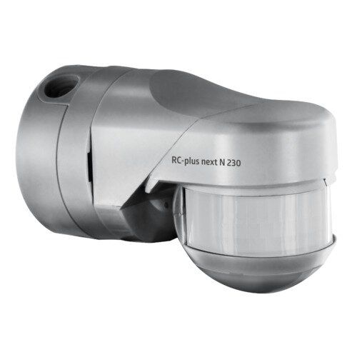 B.E.G. 93346 RC-plus next N 230 Bewegungsmelder 230° Wand-, Decken-, Eckmontage,  IP54, 20m, Edelstahl-Optik matt