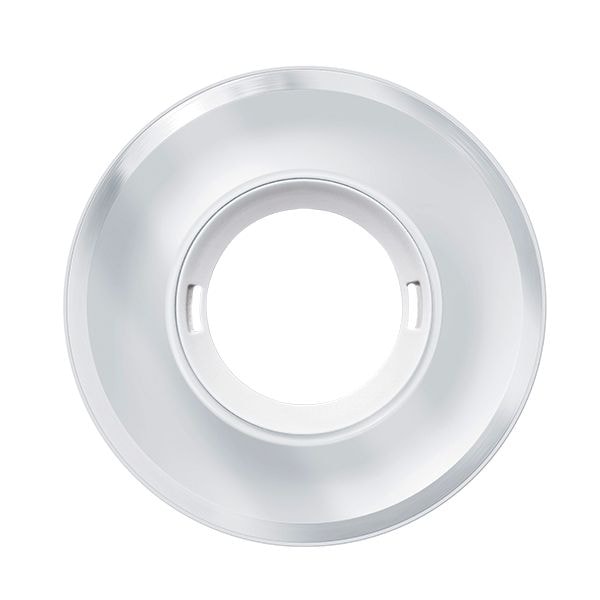 ESYLUX EP00007255 Abdeckung für Präsenz- und Bewegungsmelder der Serie FLAT weiß, Glas rund