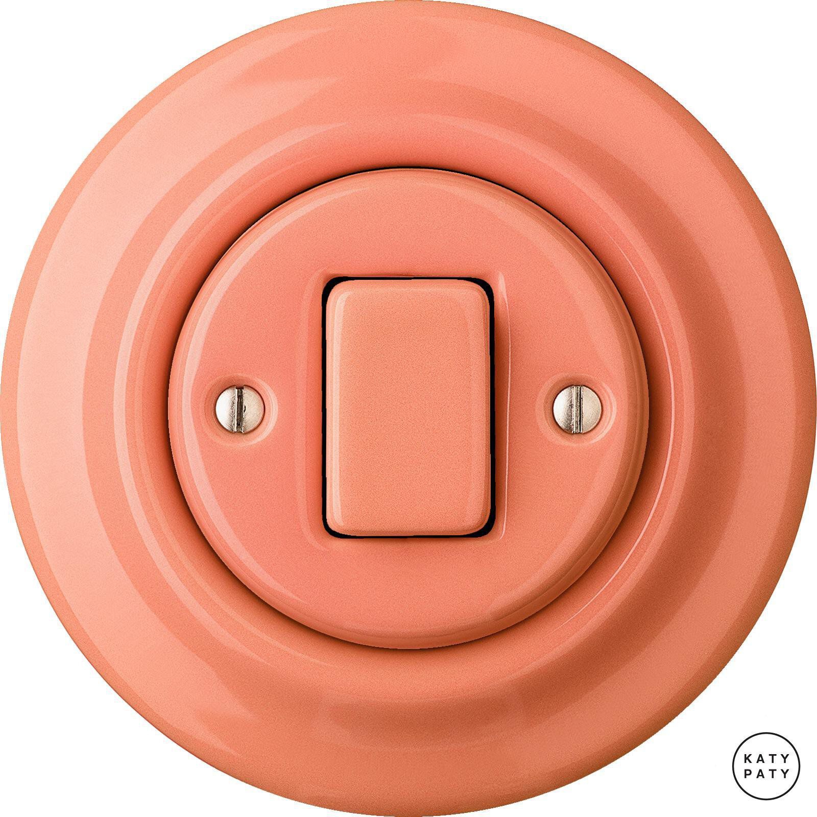 Katy Paty Pnoe Salmo LED-Porzellan-Tastdimmer, alle Lasten, LED bis 100W