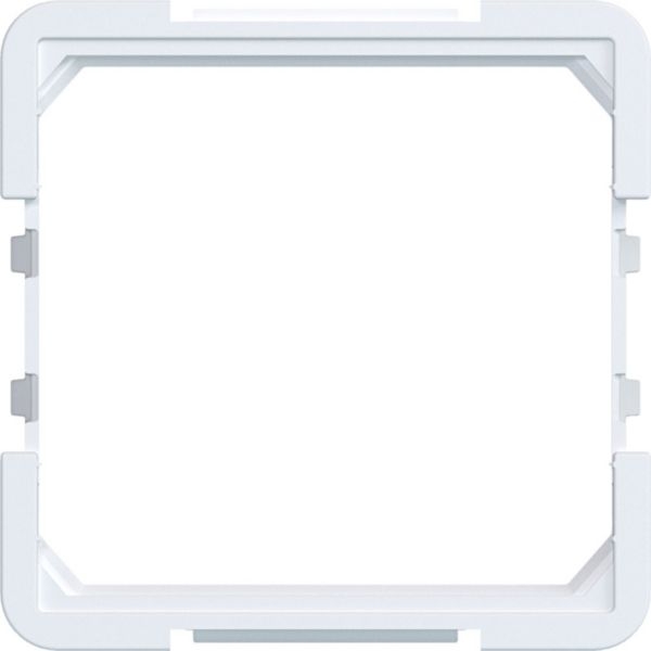 Hager WAF7091WM Zwischenring für Zentralplatte 45 x 45 mm, A.x/C.x, lichtweiß matt