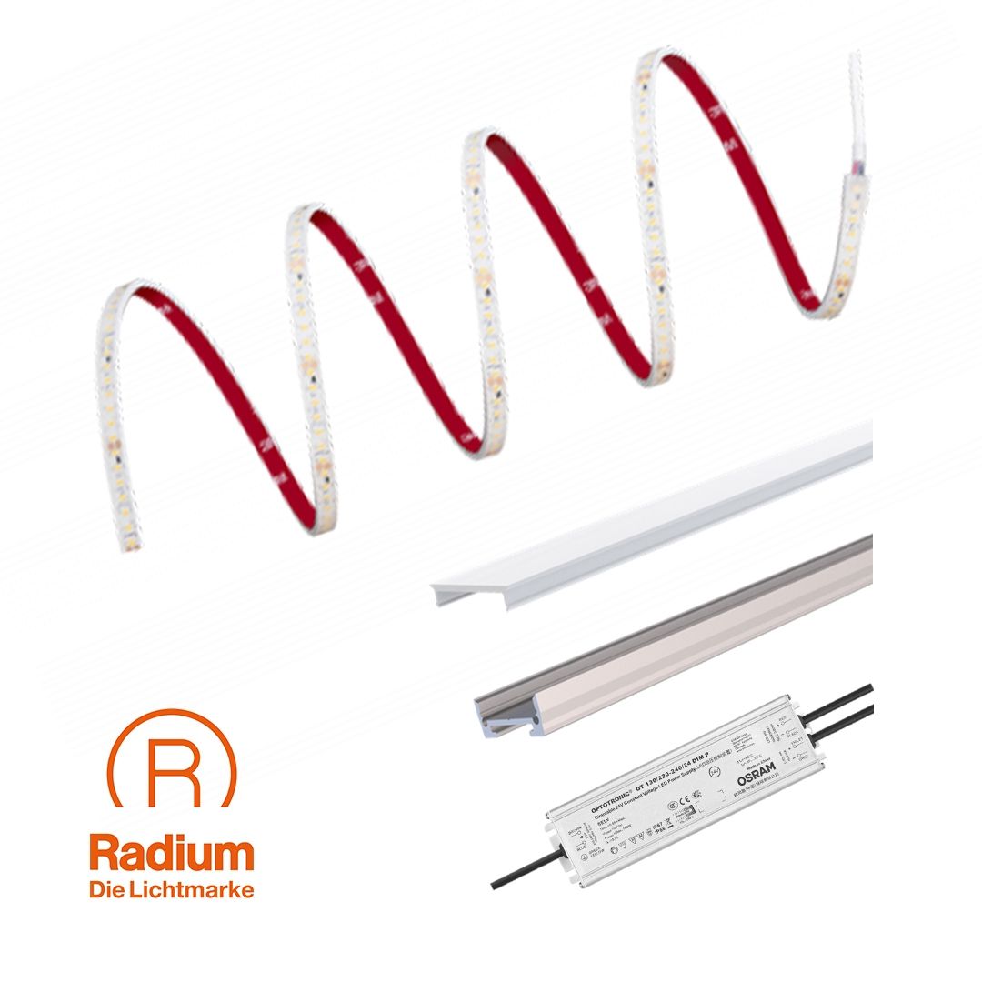 Radium E24-RSTA2385-D LED-Strip-Set 1900 S 830/24V, IP67, dimmbar, 5Meter