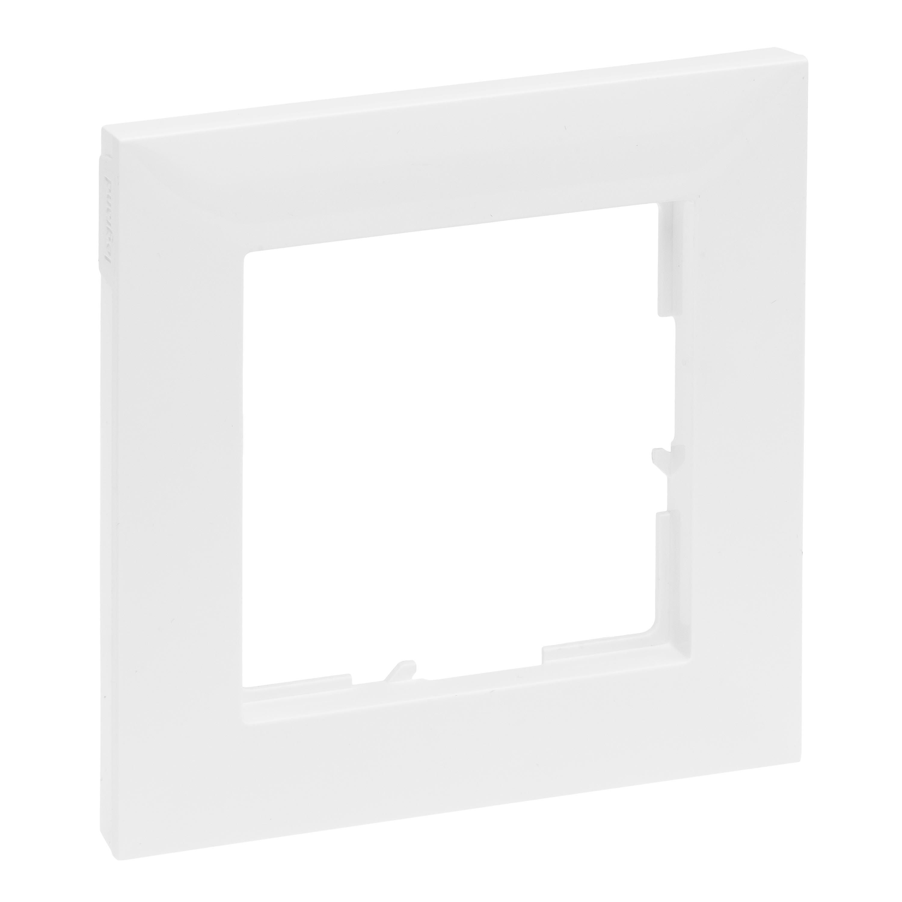 Legrand 765171 SEANO 1-fach Rahmen, Ultraweiß