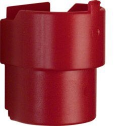 Berker 1887 Abstand-Stutzen, 1930/Glas/Palazzo, rot