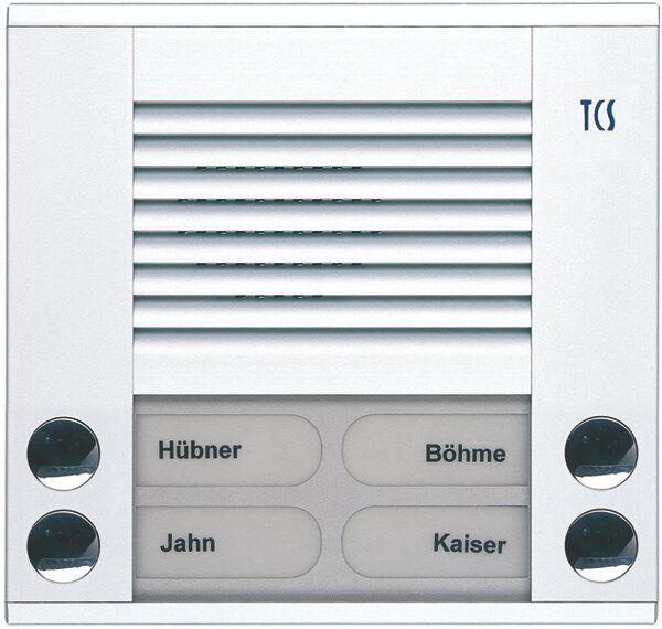 TCS PES04-WS/04 Außenstation Sprechanlage Aufputz für 4 WE