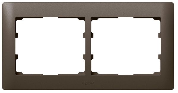 Legrand 771202 Abdeckrahmen 2-fach horizontal
