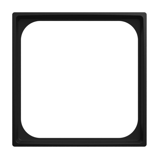 Busch-Jaeger 1746-915-101 Zwischenring 50x50 mm, Busch-balance SI, schwarz matt