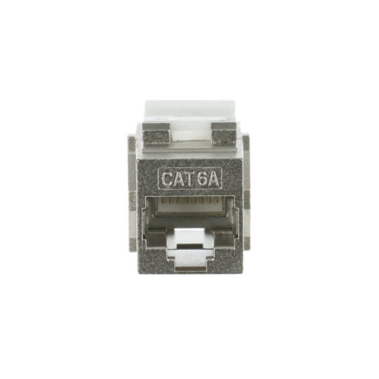 Busch-Jaeger 0229/06 Modular-Jack-Kupplung, gerade Ausführung 180°, silber