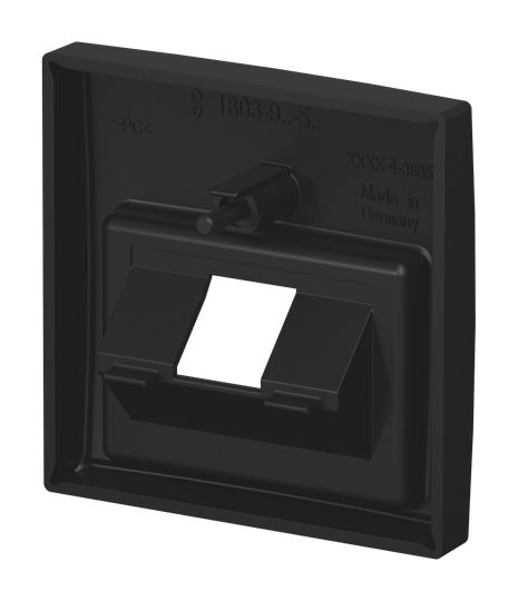 Busch-Jaeger 1803-915 Zentralscheibe 1-fach UAE/IAE (ISDN), Busch-balance SI, schwarz matt
