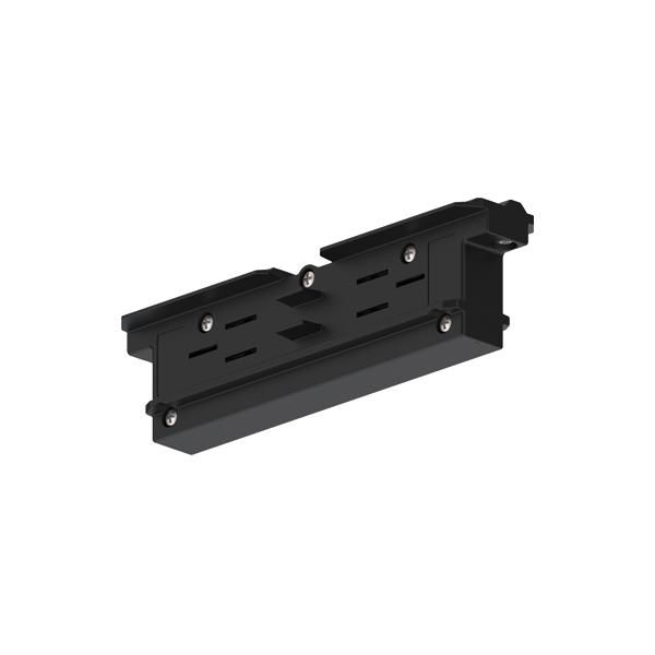 Brumberg 87125080 Mechanischer Verbinder zu 3-Phasen-Stromschiene ONETRACK DALI/schaltbar, 87161-87163, schwarz