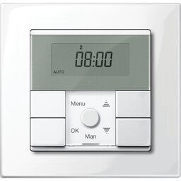 Merten MEG5754-0325 Zeitschaltuhr-Modul Standard, System M, aktivweiß glänzend