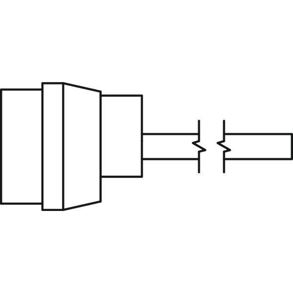 Brumberg 5355 Fassung GU10, 2x0,75 mm², 130 mm Zuleitung, mit Zuleitung, Zug- und Schubentlastung bauseitig, Lampenfassung