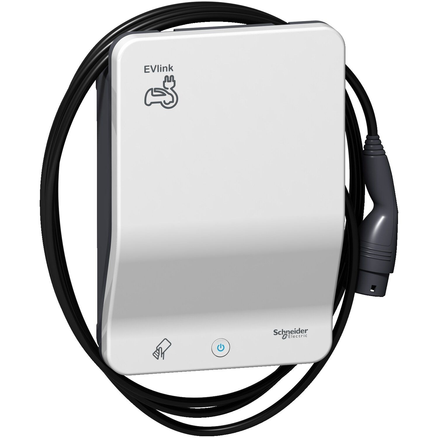 Schneider EVB1A22PCRI EVlink Wallbox G4 Smart 22kW T2-Kabel RFID