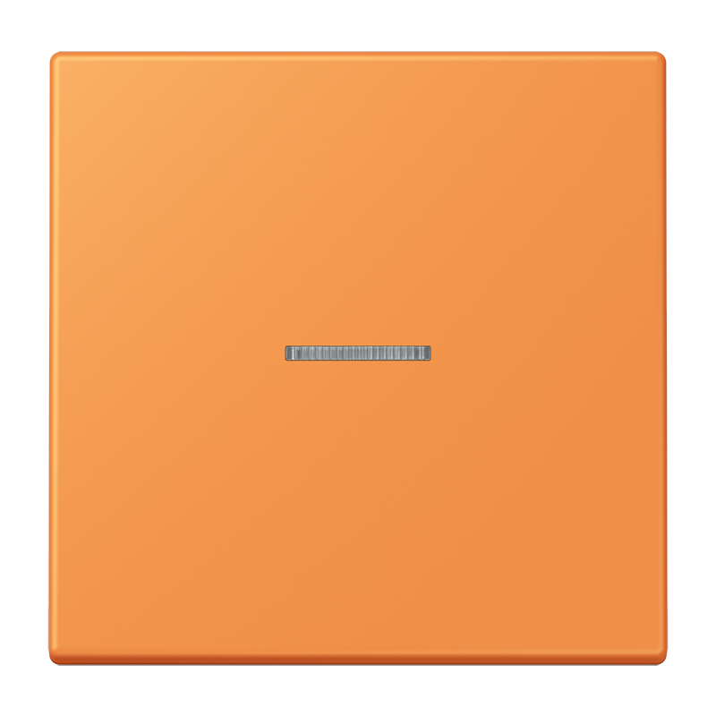 Jung LC990KO5225 Wippe 1-fach, mit Lichtleiter, Les Couleurs® 32081, orange clair