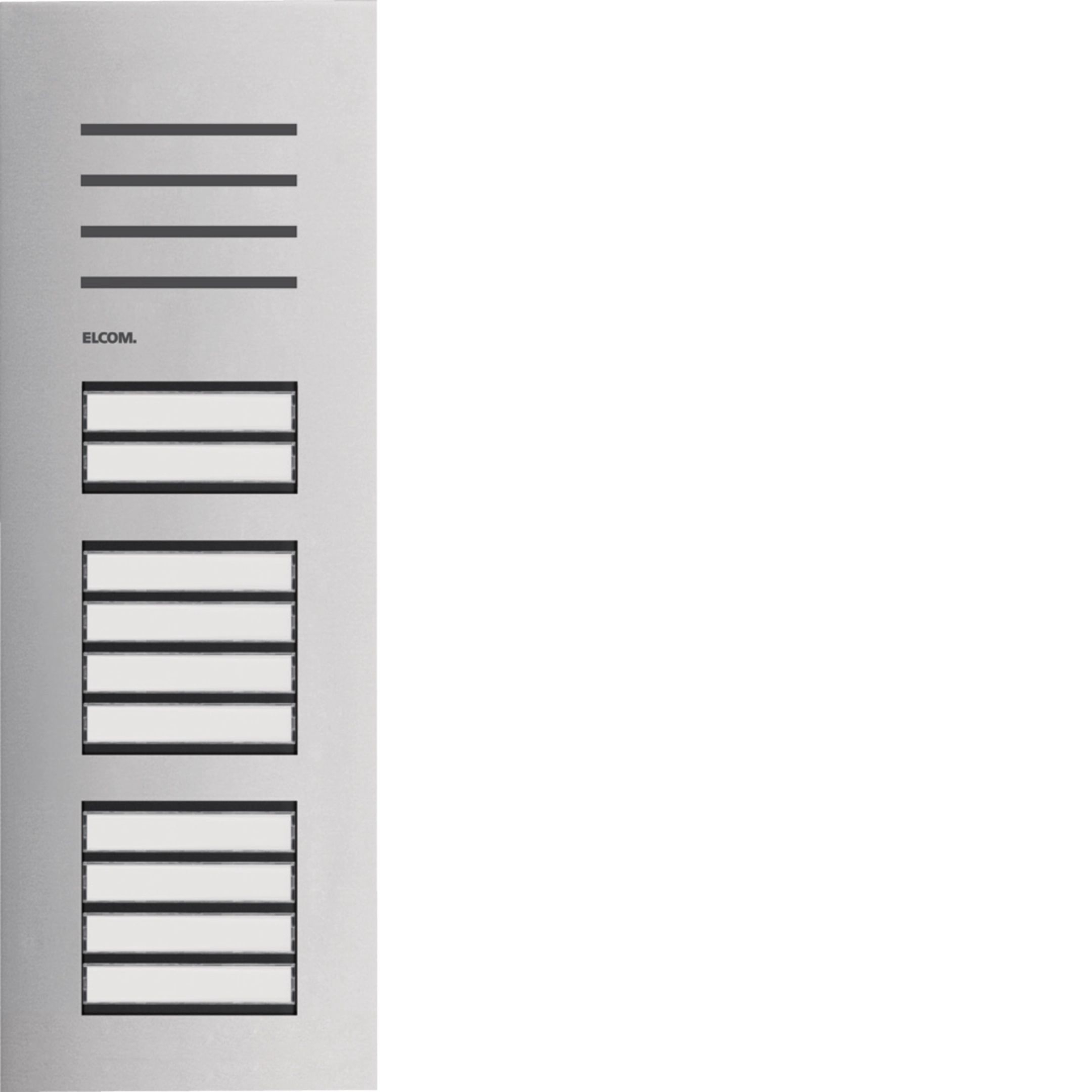 Elcom REQ010Y Türstation Audio 10/1, 2-Draht, Edelstahl matt, ONE