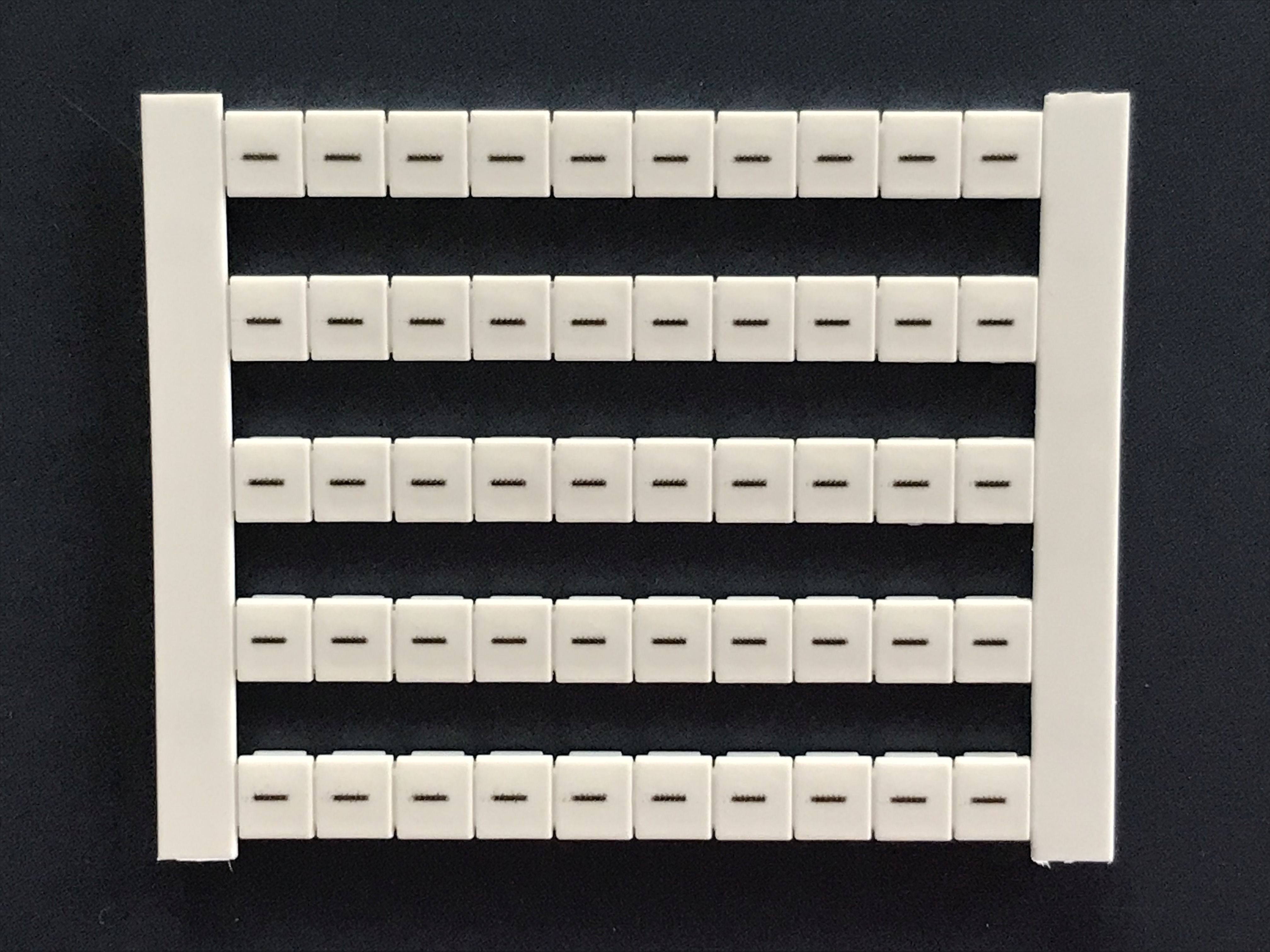 Weidmüller DEK 5 GW - Klemmenmarkierung 5x5mm, "Minus"