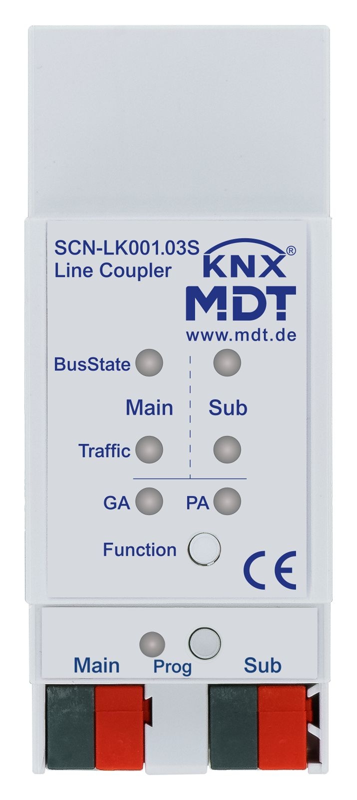 MDT SCN-LK001.03S KNX Bereichs-/ Linienkoppler mit Data Secure und Proxy-Funktion, 2TE REG