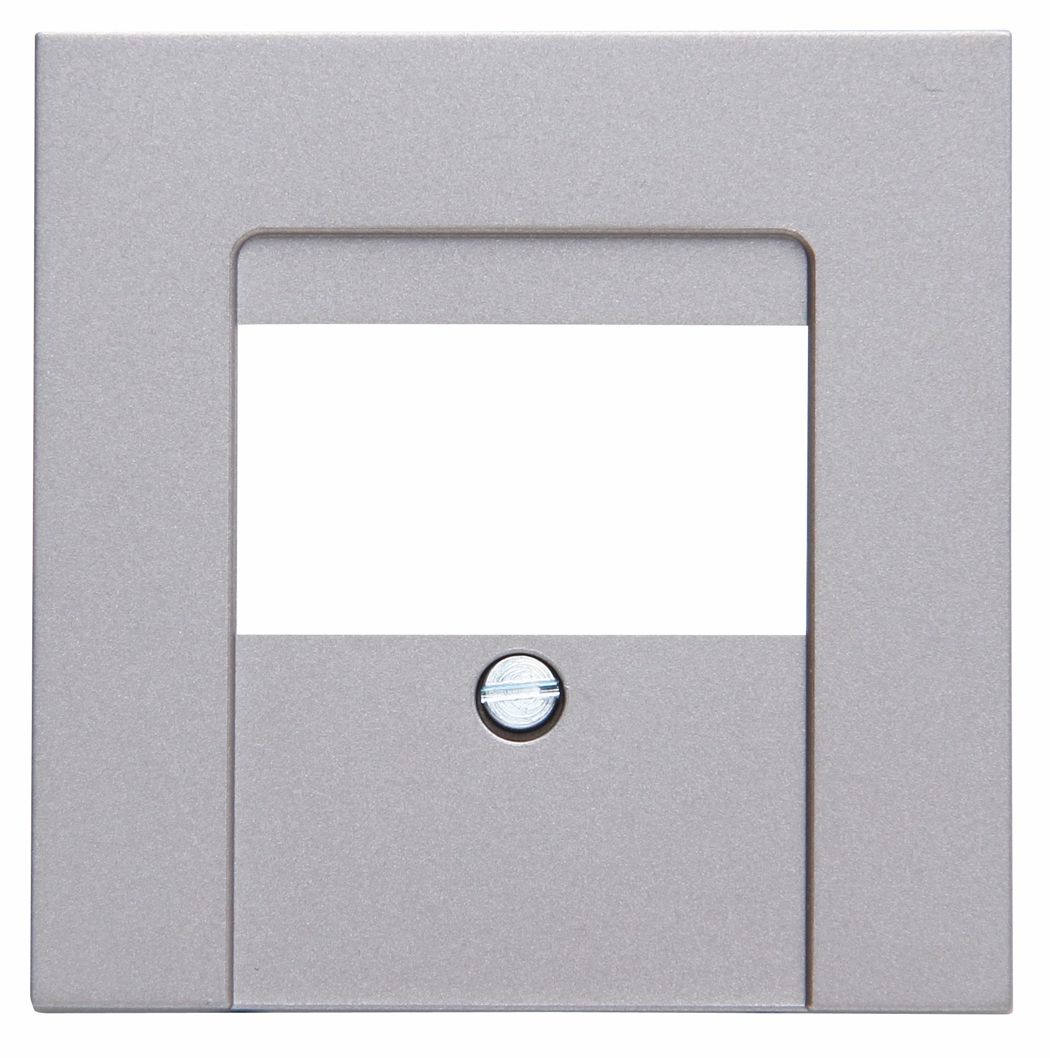 Kopp 373147009 HK07 - TAE-Abdeckung, 1-3 Anschlüsse (oder 2-fach USB-Steckdose), Farbe: stahl